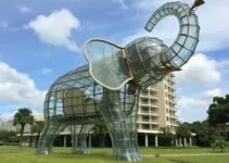 Elefante de vidro