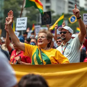 manifestação contra Lula