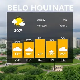 previsão do tempo em Belo Horizonte