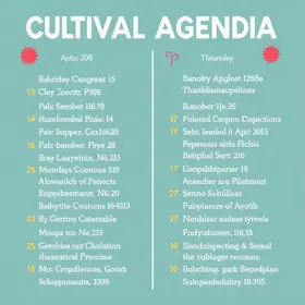 agenda cultural