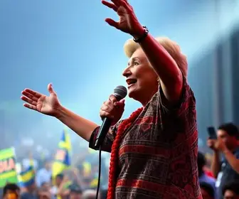 Lula em comício Belo Horizonte