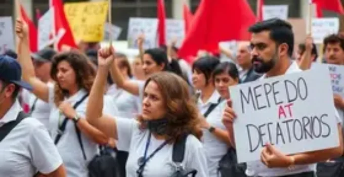 greve dos professores em BH