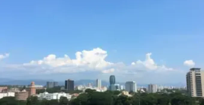 céu aberto