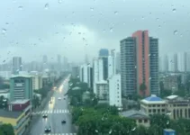 chuva e granizo