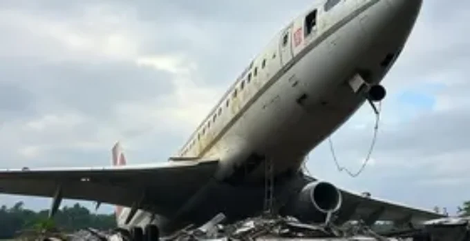 destroços de avião