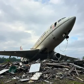 destroços de avião