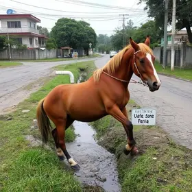 queda de água em Belo Horizonte