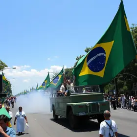 Desfile e manifestações em Belo Horizonte