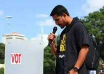 Gabriel (MDB) vota em Belo Horizonte