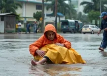 resgate idosa jaboticatubas alagamento chuvas