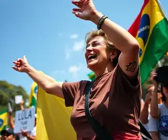 Lula em ato no Centro de BH