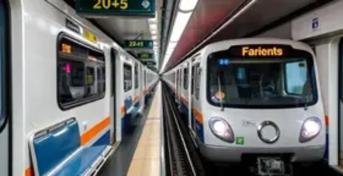 novos trens do metrô da Região Metropolitana de Belo Horizonte