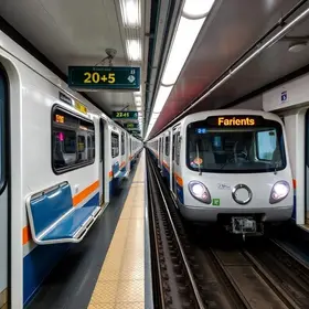 novos trens do metrô da Região Metropolitana de Belo Horizonte