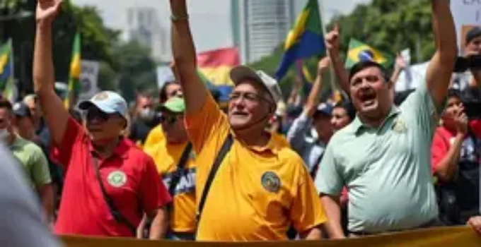 manifestação contra Lula e ministros do STF em BH