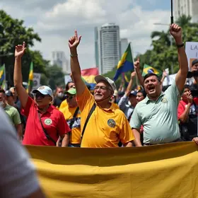 manifestação contra Lula e ministros do STF em BH