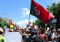 manifestantes em Belo Horizonte