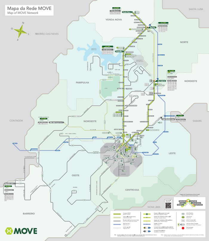 BRT Belo Horizonte Mapa