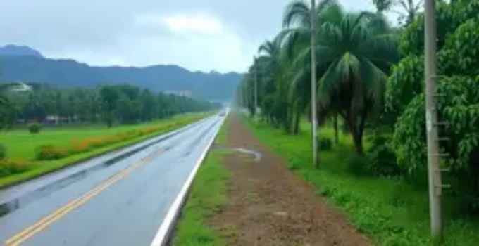 período chuvoso em Minas Gerais