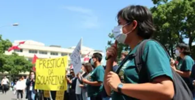 greve de professores em BH
