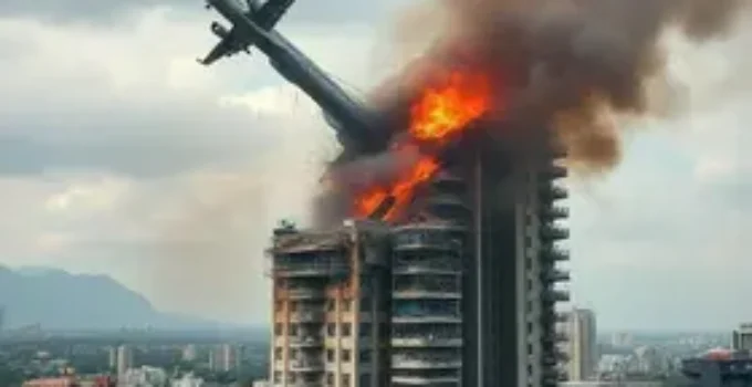 queda de avião em Belo Horizonte