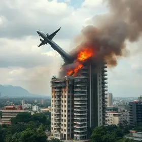 queda de avião em Belo Horizonte