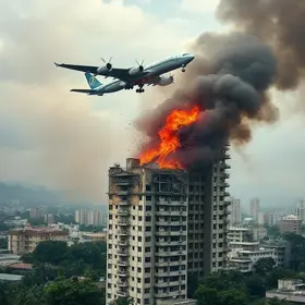 queda de avião