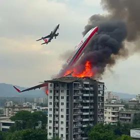 queda de avião